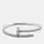 Cartier Juste Un Clou Diamond 18k White Gold Bangle Bracelet 15