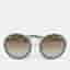 Emporio Armani Green/Grey Gradient EA 2054 Printed Round Sunglasses