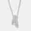 Hermes Etriviere H124208B 18k White Gold Diamond Women's Pendant Necklace