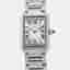 Cartier Tank WSTA0051 White Stainless Steel Women Wristwatch 30mm