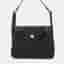 Hermes Lindy 30 Black Taurillon Clemence Leather Shoulder Bag