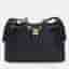 Chanel 25 Small Black Caviar Grained Calfskin Leather Hobo Bag