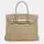 Hermes Birkin 30 Beige Marfa Togo Calfskin Leather Top Handle Bag