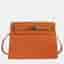 Hermes Kelly Danse II Orange Swift Calfskin Leather Crossbody Bag