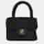 Chanel Classic Flap Micro Black Pony Hair Top Handle Bag
