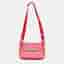 Hermes Jypsiere Mini Palladium Finish Rose Azalee/Rouge Pivoine Evercolor Leather Shoulder Bag