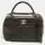 Chanel Trendy CC Medium Black Quilted Leather Bowling Bag