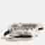 Off-White Silver Crinkle Leather Fanny Pack