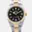 Rolex Explorer 124273 Black 18K Yellow Gold, Stainless Steel Automatic Men's Wristwatch 36mm
