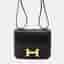 Hermes Constance Miroir Mini Black Chevre Mysore Goatskin Crossbody Bag