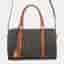 Celine 2Way Travel Bag Triomphe Tan Pvc Calf Leather