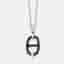 Hermes Maillon Necklace Black Lacquer Metal