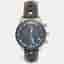 Tissot PRS 516 T100.417.16.041.00 Blue Dial Ceramic Stainless Steel Leather Men's Wristwatch 42 mm