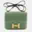 Hermes Constance 18 Vert Criquet Swift Crossbody Bag