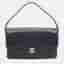 Chanel Matelasse Double Face Medium Black Lambskin Leather Shoulder Bag
