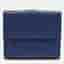 Bottega Veneta Flap Blue Intrecciato Leather French Wallet