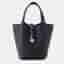 Hermes Picotin Lock Blue Nuit Taurillon Clemence Size 18 Tote Bag