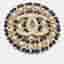 Chanel Gold Chain CC Logo Brooch