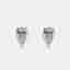 6.00 cts Pear Brilliant 18k White Gold Lab Grown Diamonds Solitaire Earrings