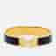 Herm&egrave;s Clic H  Enamel Gold Tone Bracelet