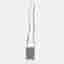 Stella McCartney Alter Mat Grey Faux Leather Phone Crossbody Bag