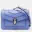 Bvlgari Serpenti Forever Small Light Purple Leather Flap Shoulder Bag