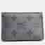 Louis Vuitton Pocket Organizer Silver PVC Monogram Wallet Bag