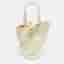 Jacquemus Bambola Le Petit Light Ivory Leather Tote