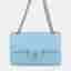 Chanel Classic Flap 23 Sky Blue Caviar Leather Shoulder Bag