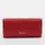 Miu Miu Red Matelasse Leather Wallet On Chain