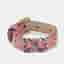 Dolce & Gabbana DG Logo Crystal Pink Leather Bracelet