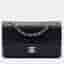 Chanel Classic Medium Black Lambskin Shoulder Bag