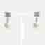 Chanel Pearl Logo Earrings