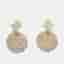 Chanel CC Star Crystals Gold Tone Earrings