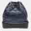 Chanel Gabrielle Small Blue Lambskin Leather Backpack Bag