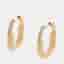 Tiffany & Co. Lock Half Pave Small 18K Yellow Gold 0.05Ct Diamonds Earrings