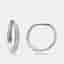 0.60 cts Round Lab Grown Diamonds 18k White Gold Earrings