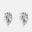 4 cts Pear Lab Grown Diamonds 18k Yellow Gold Earrings