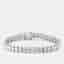 16 cts Oval Lab Grown Diamonds 18k White Gold Bracelet