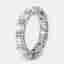 4.5 cts Round Lab Grown Diamonds 18k White Gold Ring Size 53