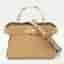 Fendi Peekaboo Nano Beige Leather Maxi Top Handle Bag