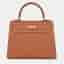 Hermes Kelly Sellier 25 Gold Epsom Leather Top Handle Bag