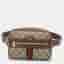 Gucci Ophidia Beige/Brown GG Supreme Canvas and Leather Belt Bag