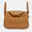Hermes Lindy Mini Sesame Swift Calfskin Leather Shoulder Bag