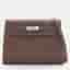 Hermes Kelly Danse II Etoupe Evercolor Calfskin Leather Shoulder Bag