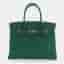 Hermes Birkin 30 Vert Vertigo Epsom Calfskin Leather Top Handle Bag