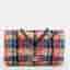 Chanel Classic Double Medium Multicolor Quilted Tweed Flap Bag