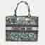 Dior Book Medium Multicolor Etoile de Voyage Embroidered Canvas Tote