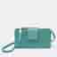 Miu Miu Green Matelass&eacute; Leather Phone Crossbody Bag
