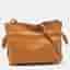 Loewe Flamenco Mini Tan Leather Clutch